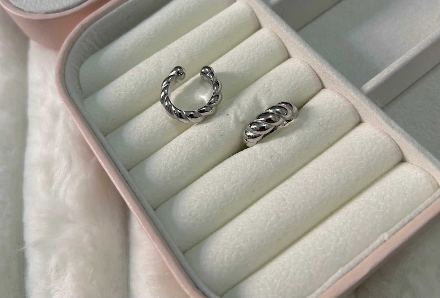 Earcuff Riccio silver