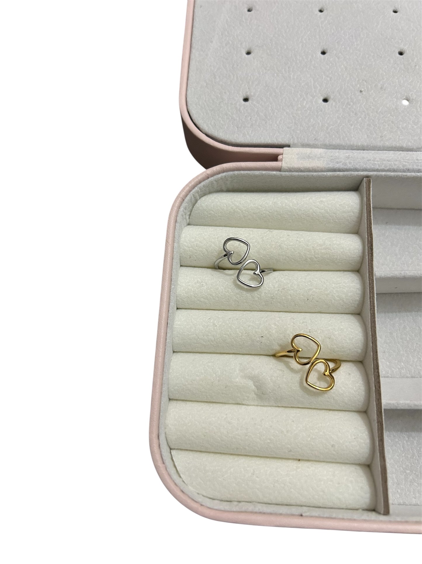 Anello Cuori abbracciati