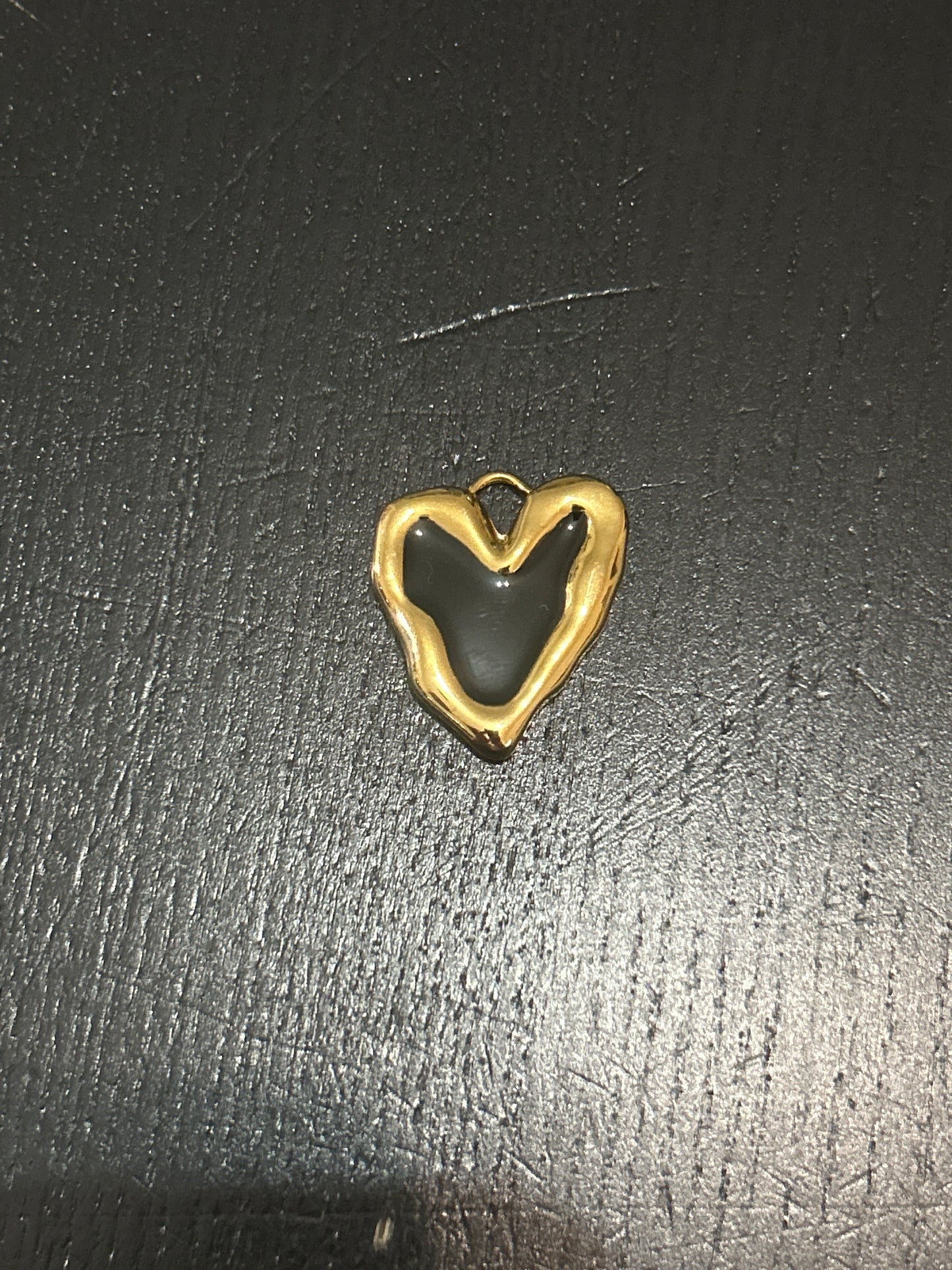 Ciondolo Cuore Nero