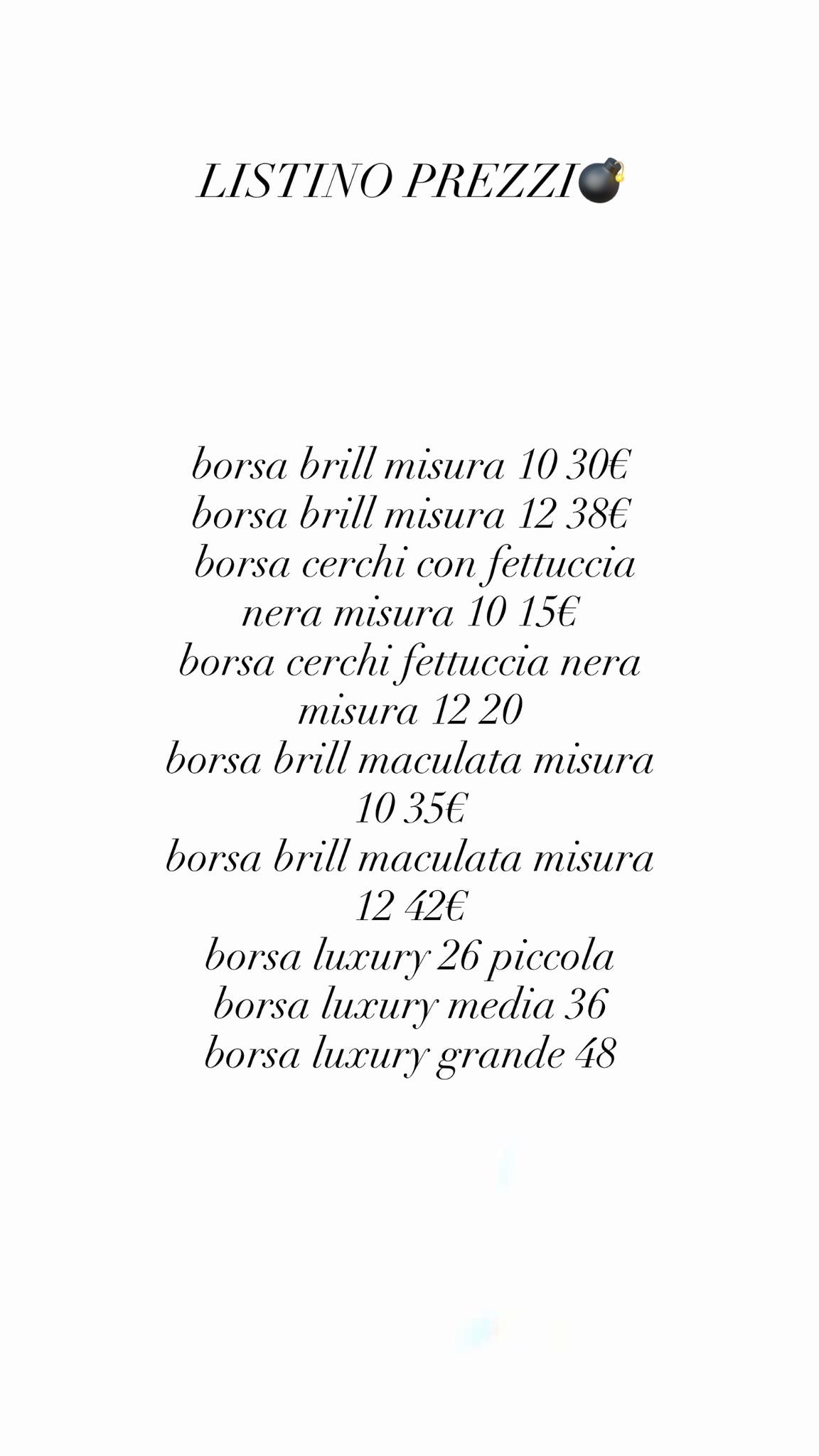 Borse Brill Luna e Borsa Luxury