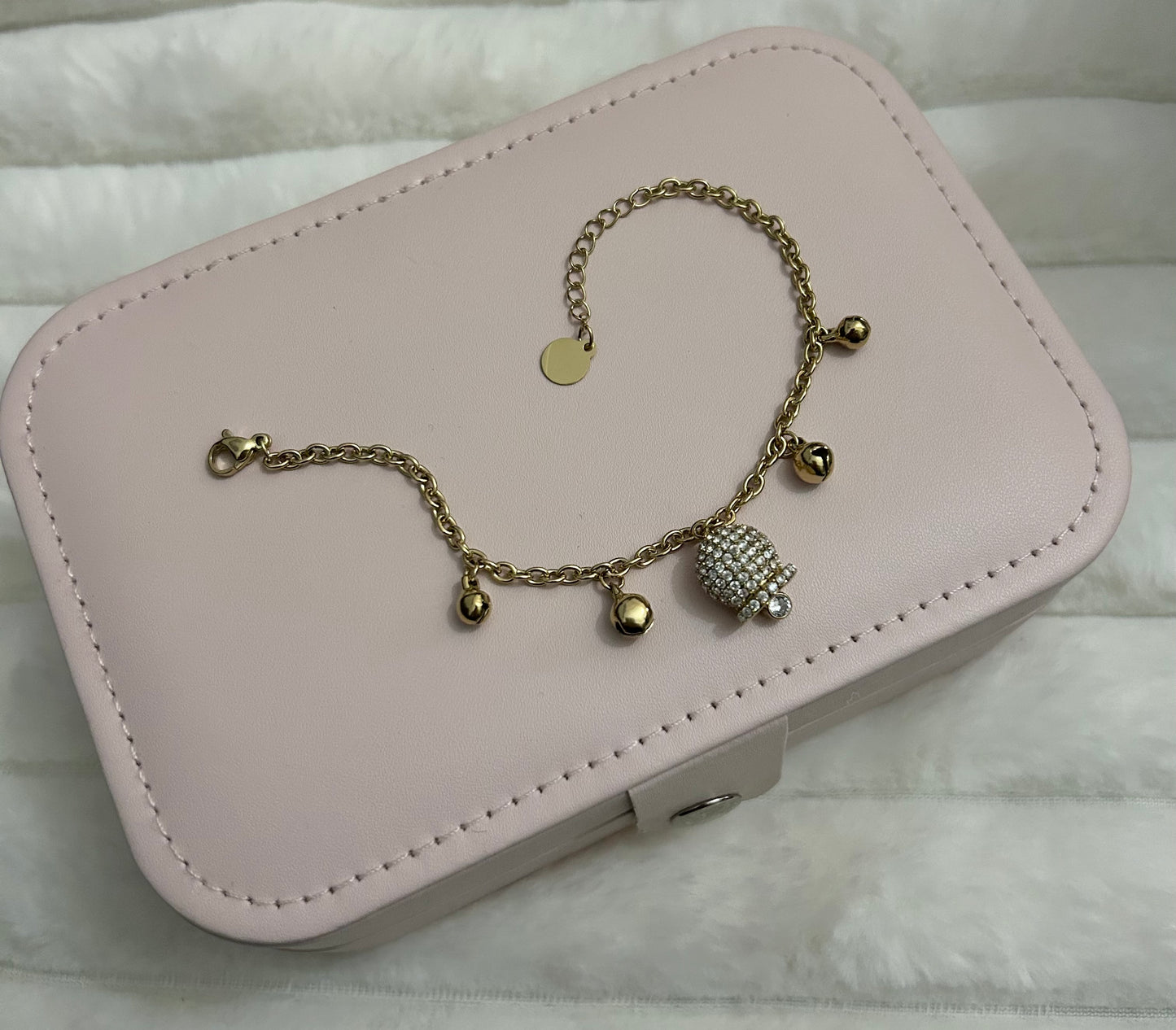 Bracciale Campanella Scintillante gold