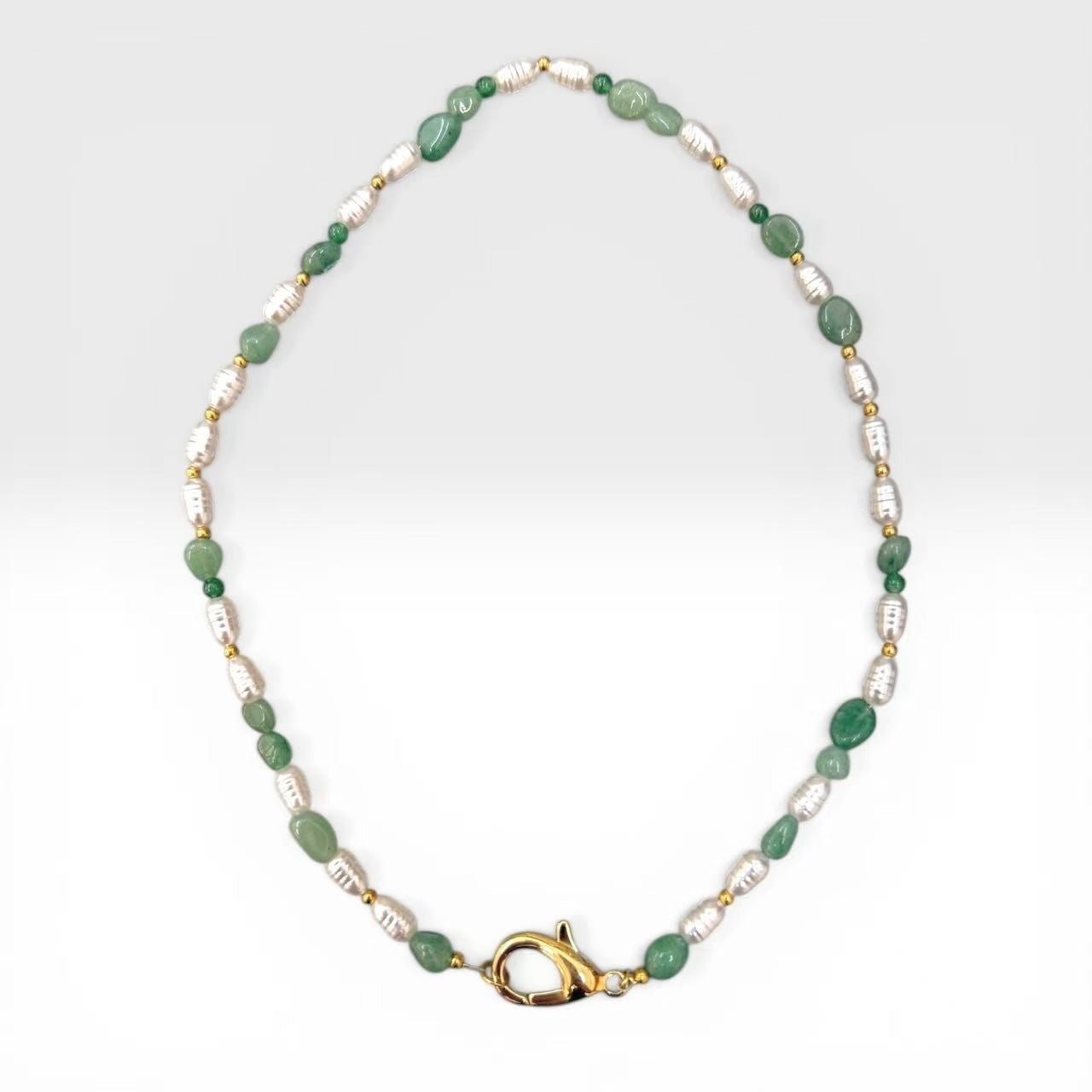 Collana Agata e perle di fiume