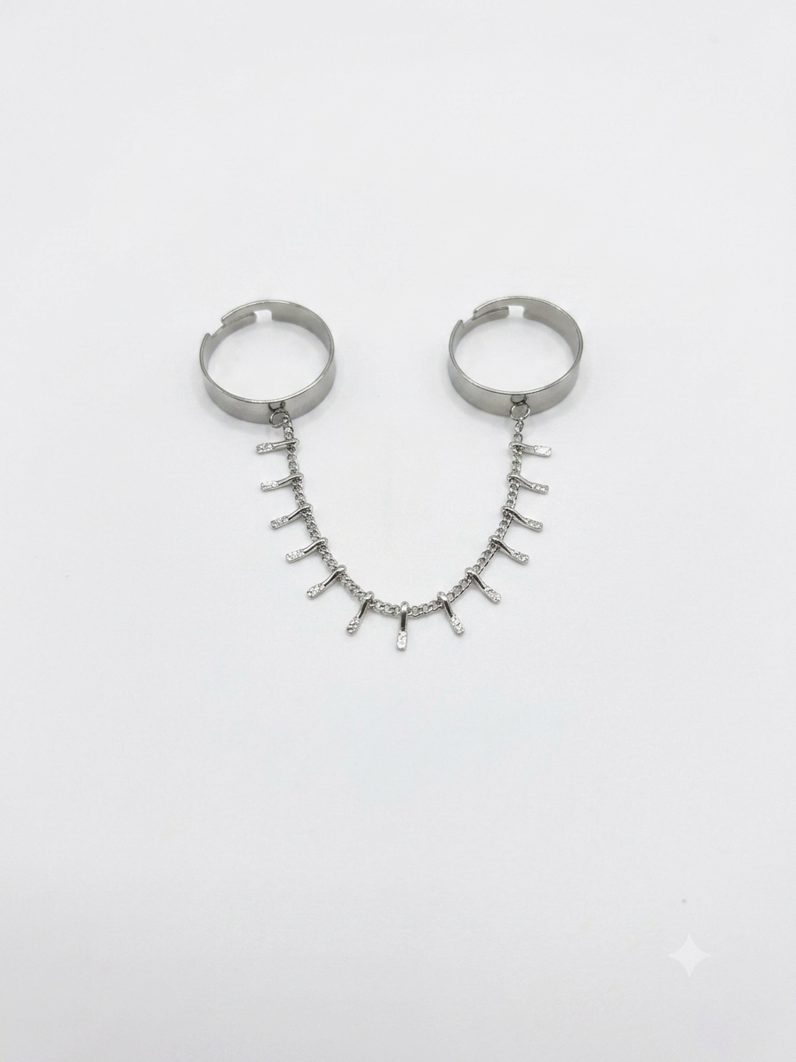Anello Kayla spine silver