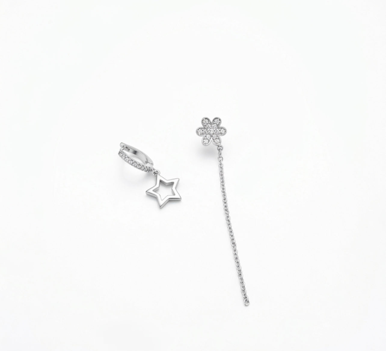 Orecchini Duo zirconia