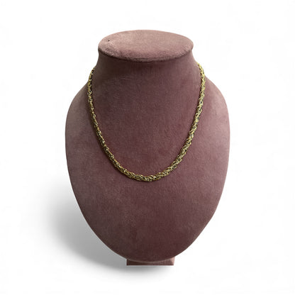 Collana Snake intreccio piatto