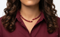 Collana Damia bordeaux