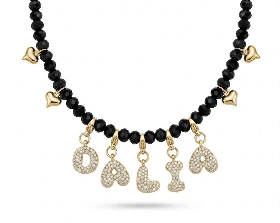 Collana Cristalli Bubble zirconia