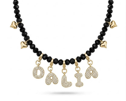Collana Cristalli Bubble zirconia
