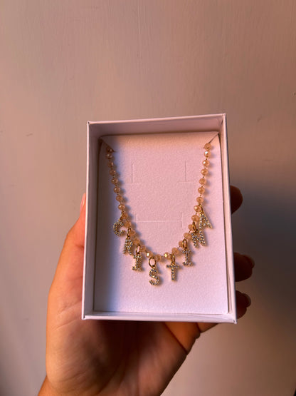Collana Nome Zirconia