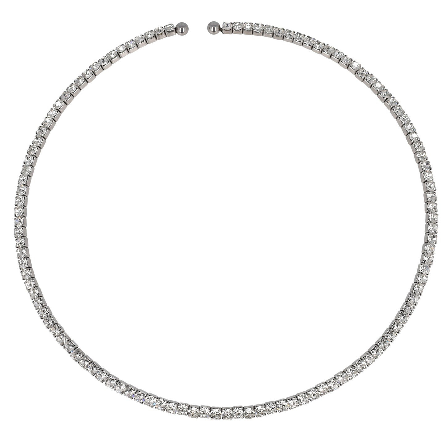Collana Tennis rigida