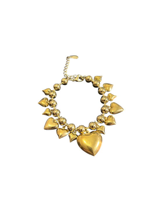 Bracciale Bubble sonaglio gold