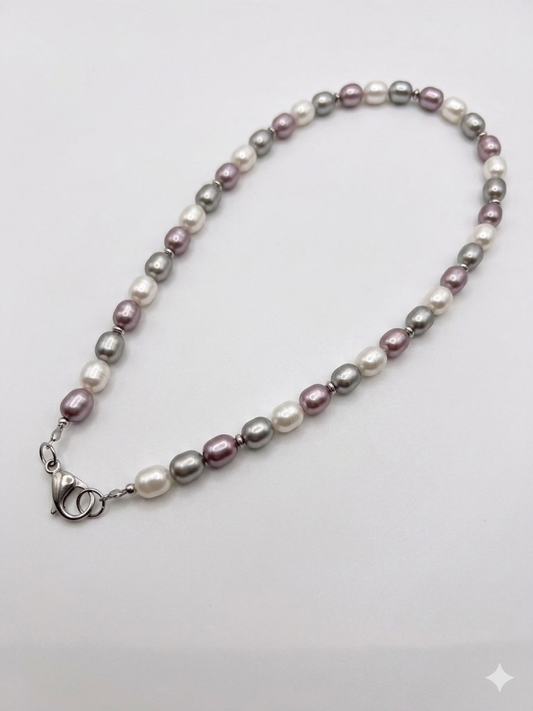Collana Perle Purple