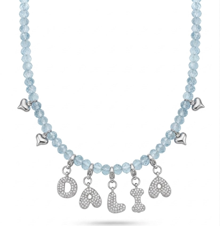 Collana Cristalli Bubble zirconia