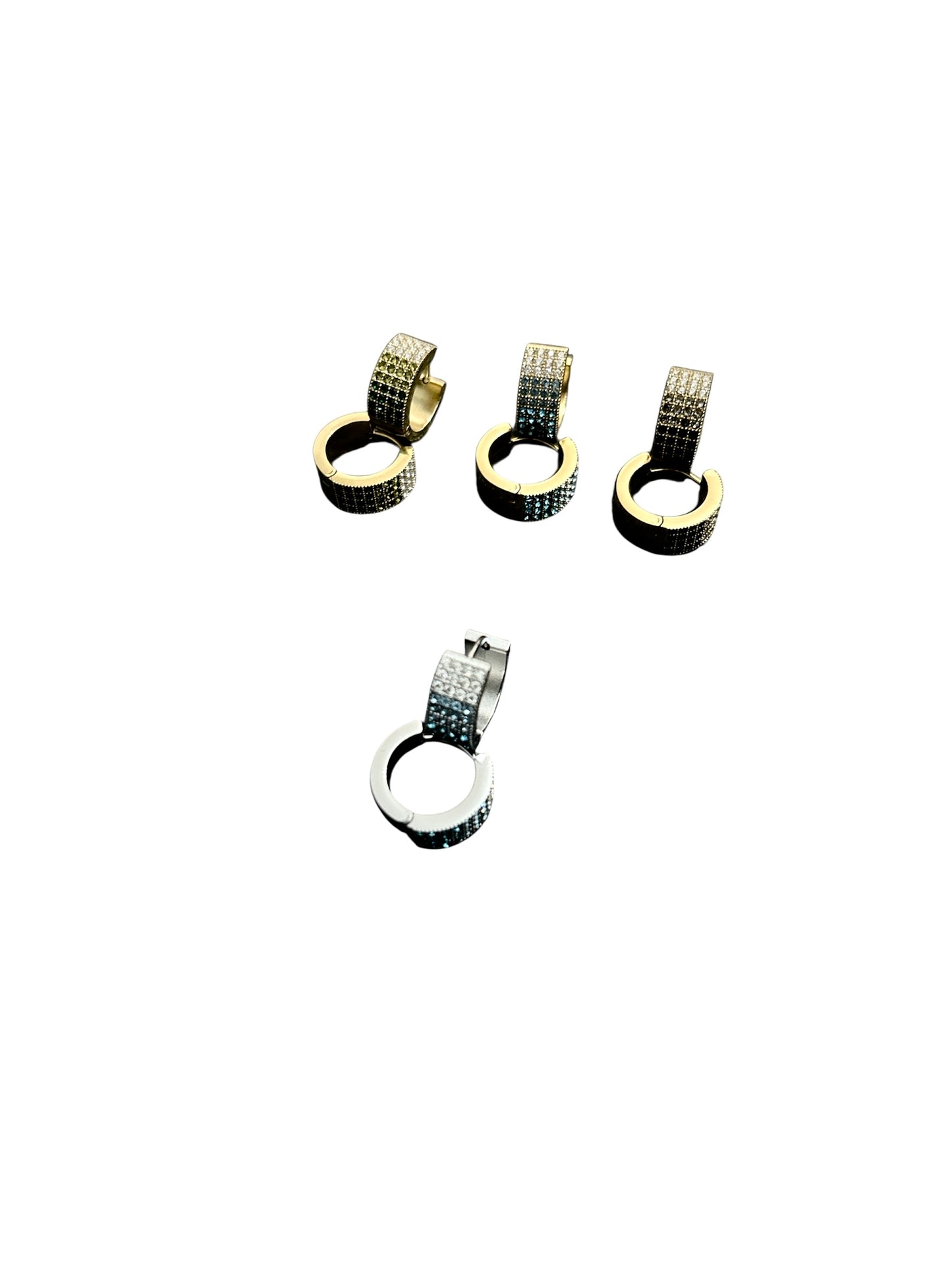 Orecchini Zirconia degradè