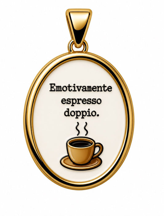 Ciondolo Emotivamente espresso doppio