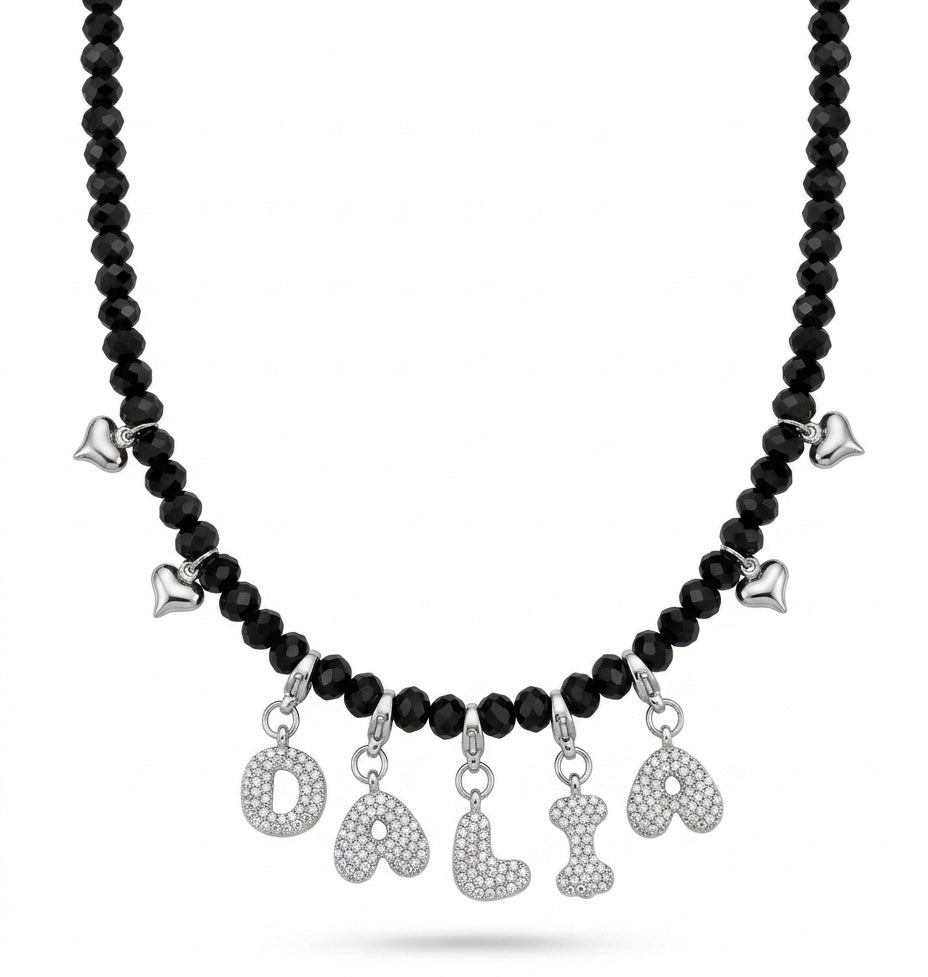 Collana Cristalli Bubble zirconia