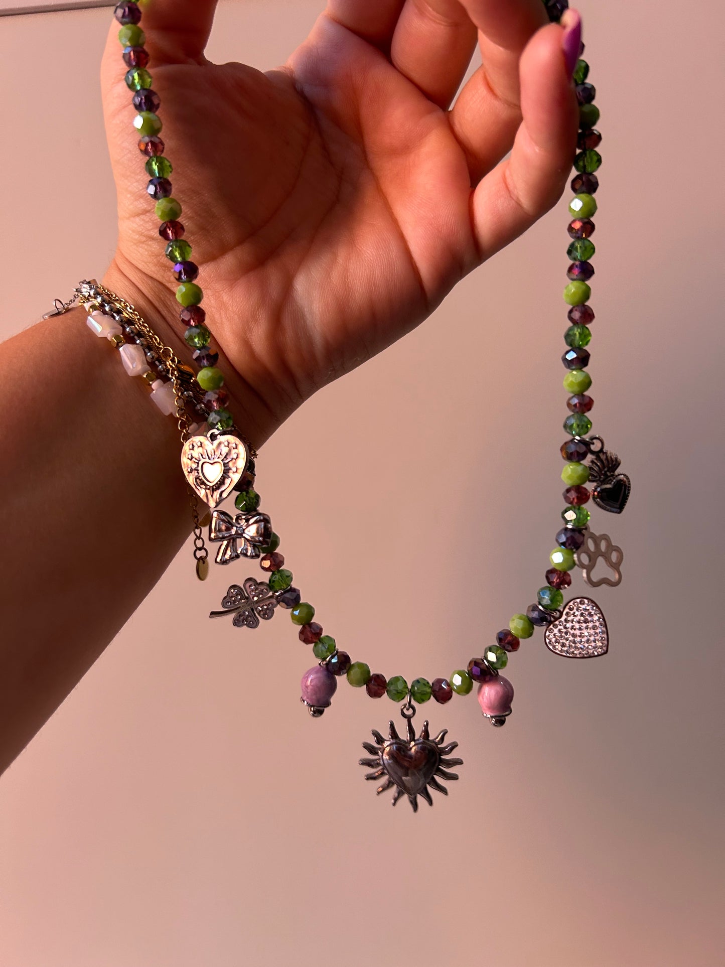 Collana Cristal charms☀️