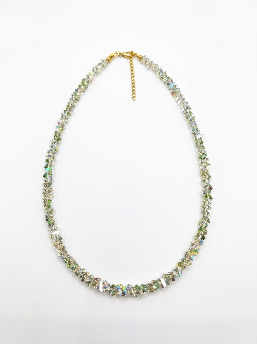 Collana Fiaba verde olivine
