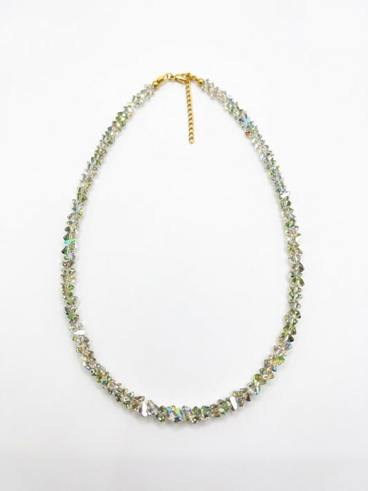 Collana Fiaba verde olivine