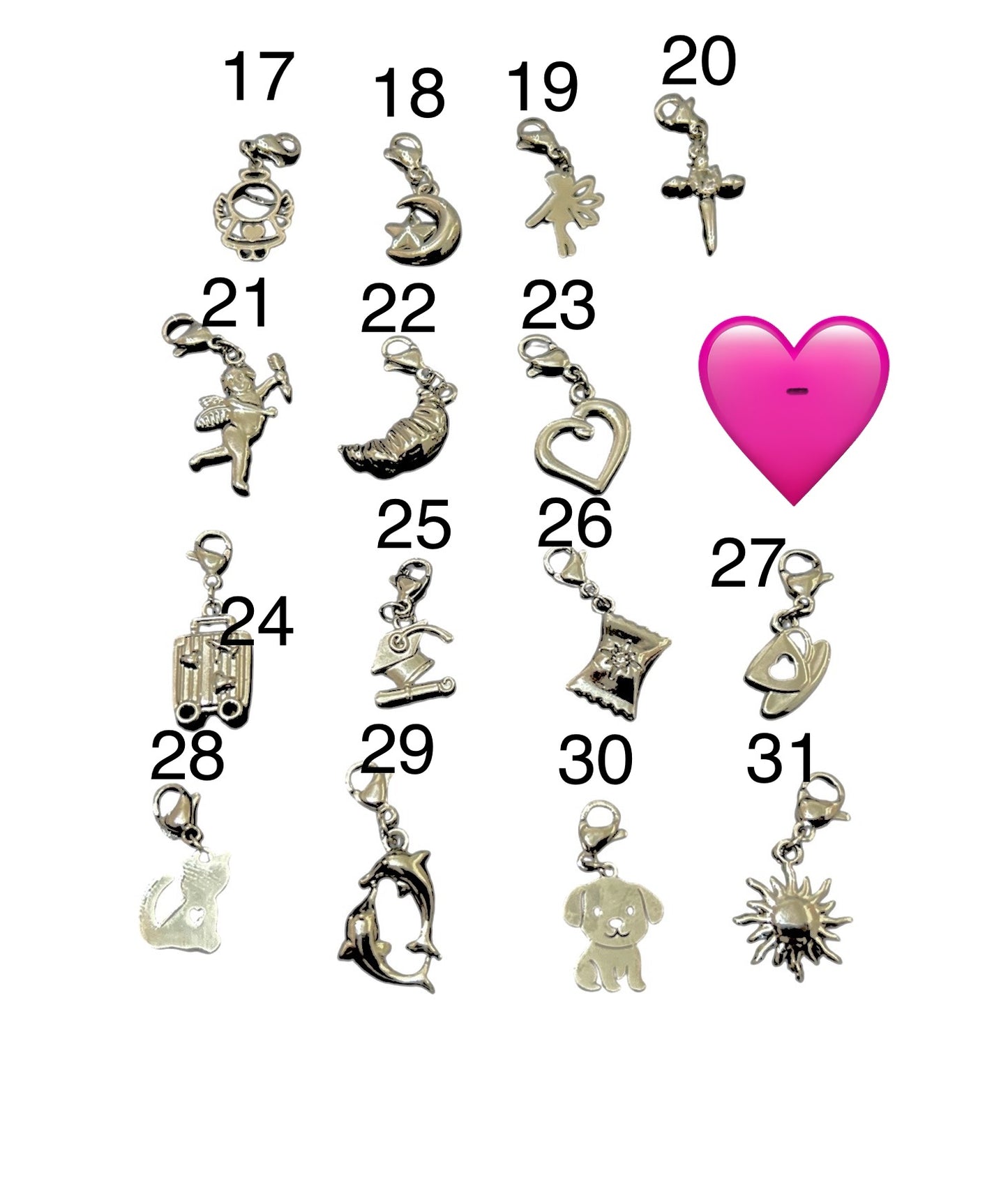 Charms Silver ( Acciaio inossidabile)