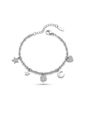 Bracciale Bubble charms silver
