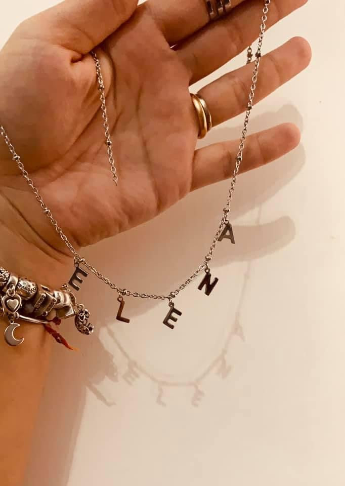 Collana Nome silver