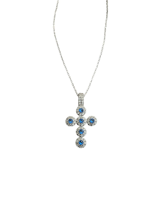 Collana Mini luxury blu
