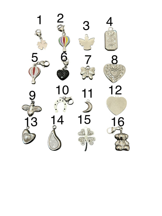 Charms Silver ( Acciaio inossidabile)