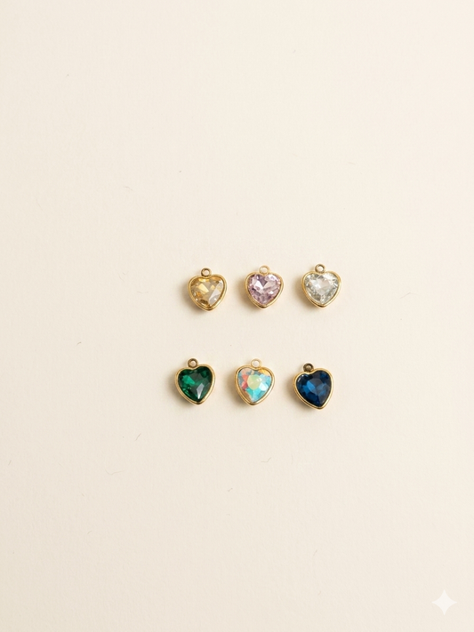 Charm Cuoricini Cristal