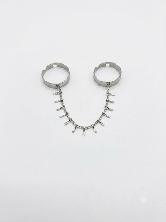 Anello Kayla spine silver