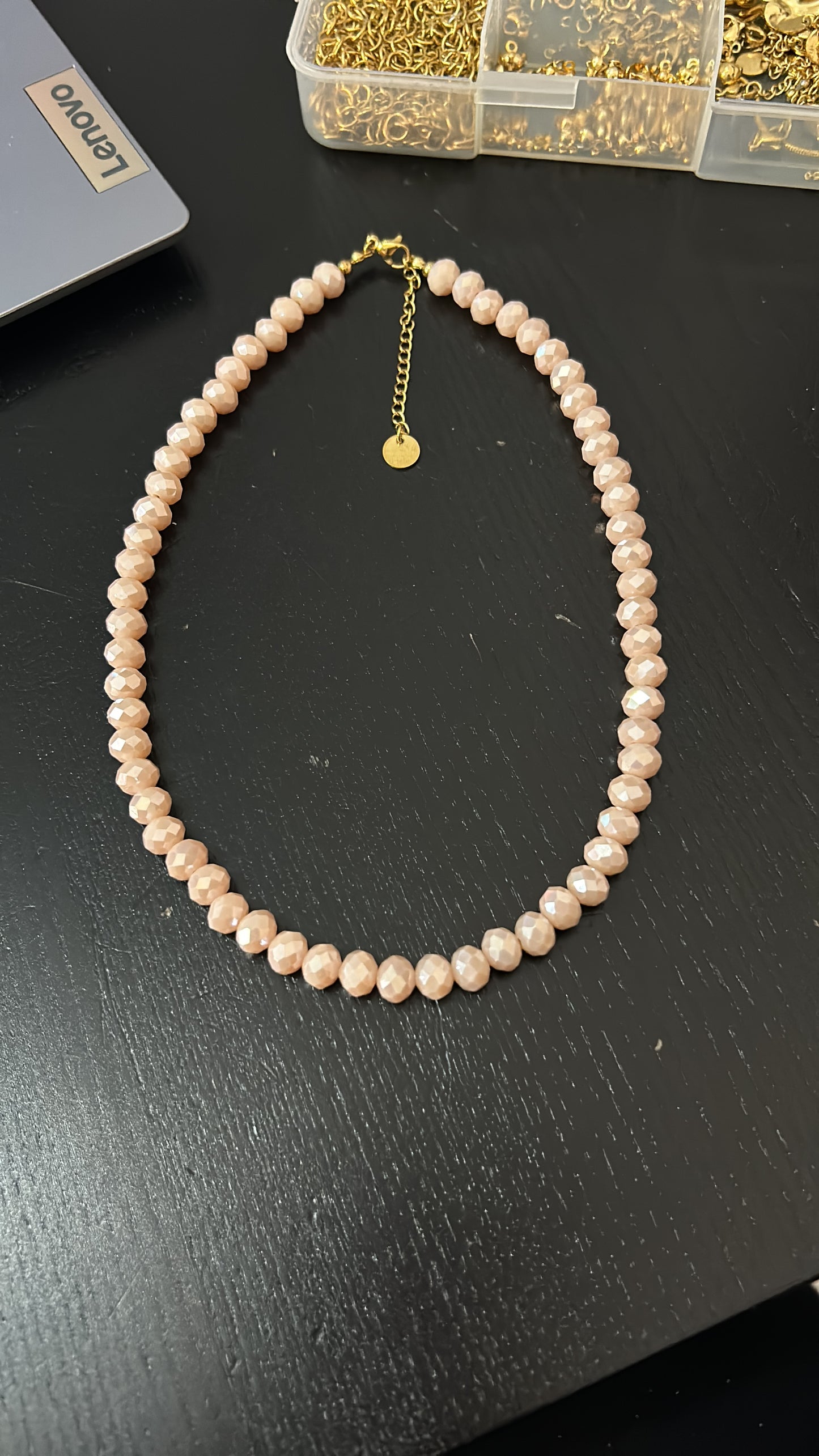 Collana Cristalli( realizzata a mano)