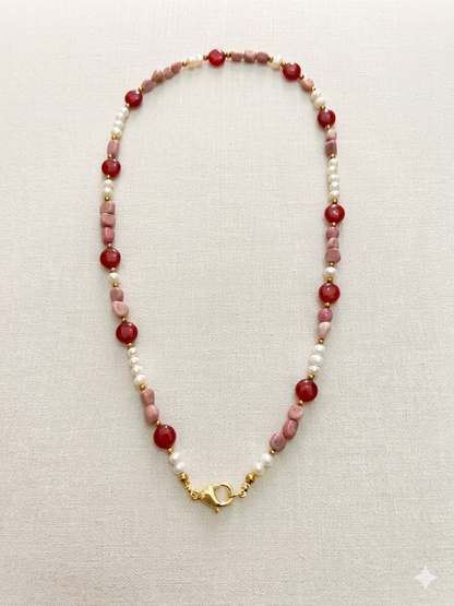 Collana Natural Rosa