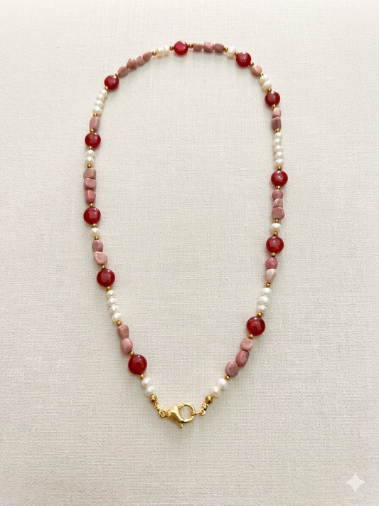 Collana Natural Rosa