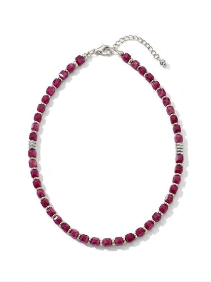 Collana Freya bordeaux