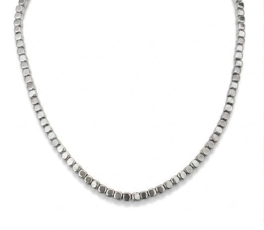 Collana Cubik argento